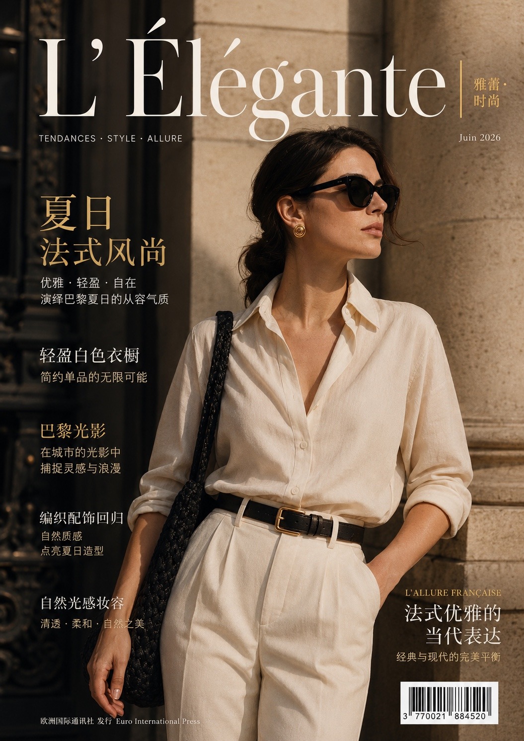 L’Élégante Mode Juin 2026 封面