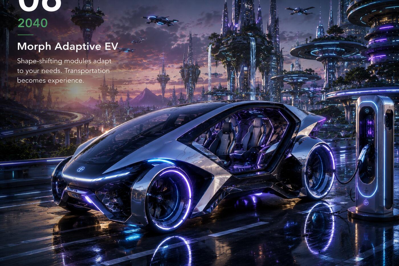 2040 Zukünftige E-Auto-Galerie