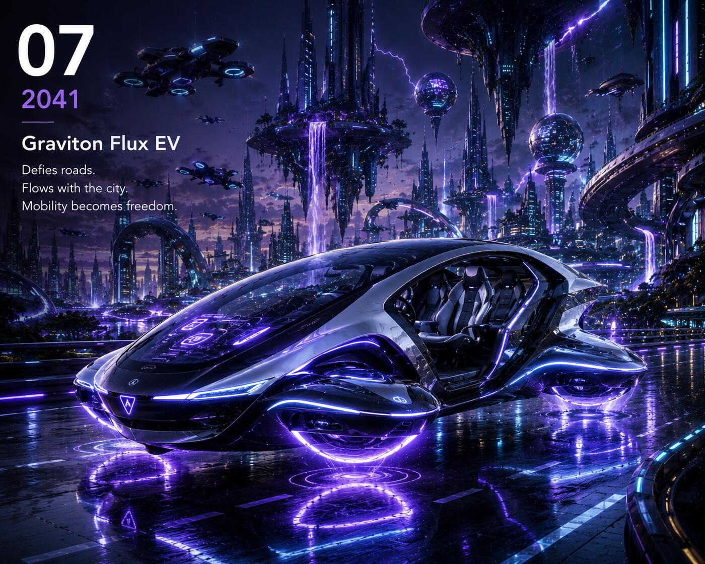 2041 Zukünftige E-Auto-Galerie