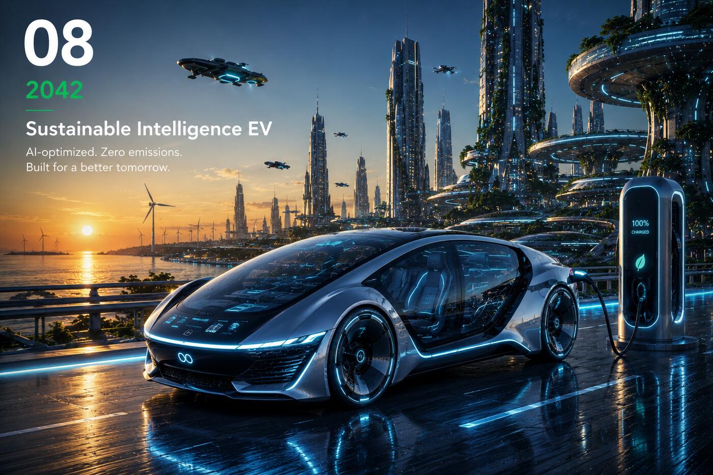 2042 Zukünftige E-Auto-Galerie