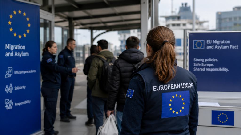 European Parliament Briefing Marks Entry into Application of EU Migration Pact