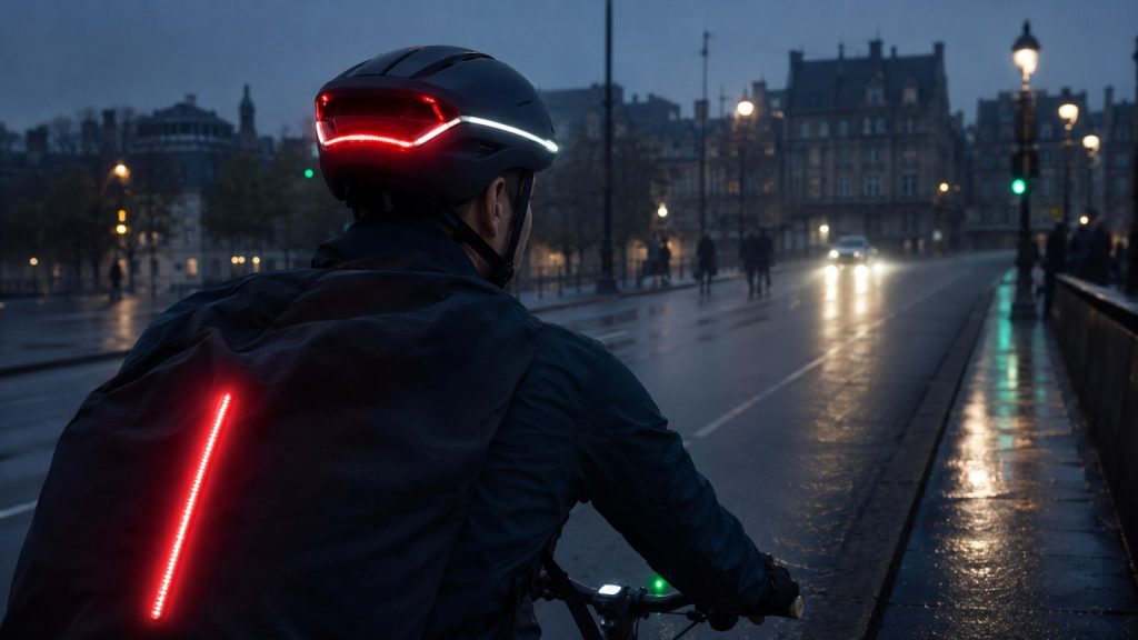 Test de Visibilité des Casques Intelligents : Éclairage, Clignotants et Sécurité Active