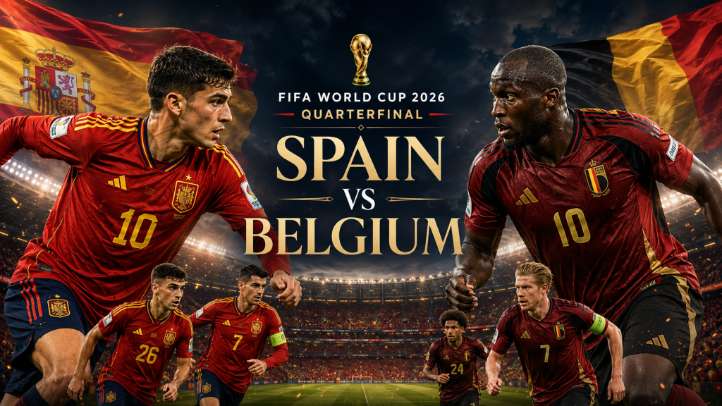 Spain and Belgium Set for Technical World Cup Quarterfinal Showdown