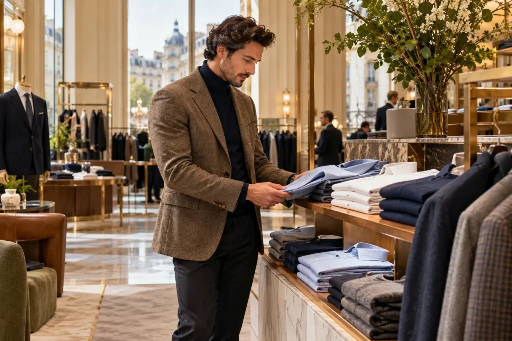 Galeries Lafayette Homme in der 48 Boulevard Haussmann — 2026