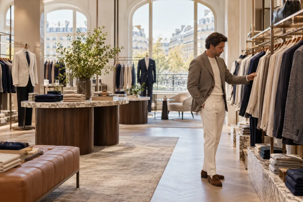 Le Bon Marché Herrenmode: Einkaufen am Linken Ufer und Anprobeplanung — 2026