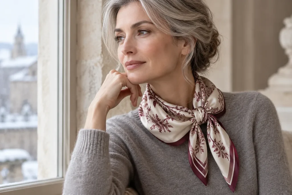 How to Wear a Silk Scarf in Winter 2026: Squares, Bandeaux and Layers